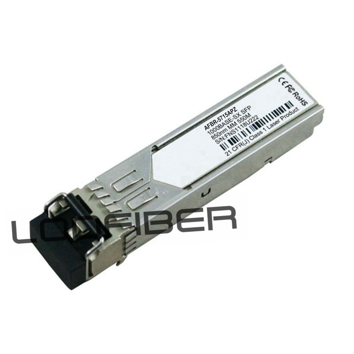 AFBR-5715APZ Avago Compatible 1000BASE-SX SFP 850nm 550m IND Transceiver