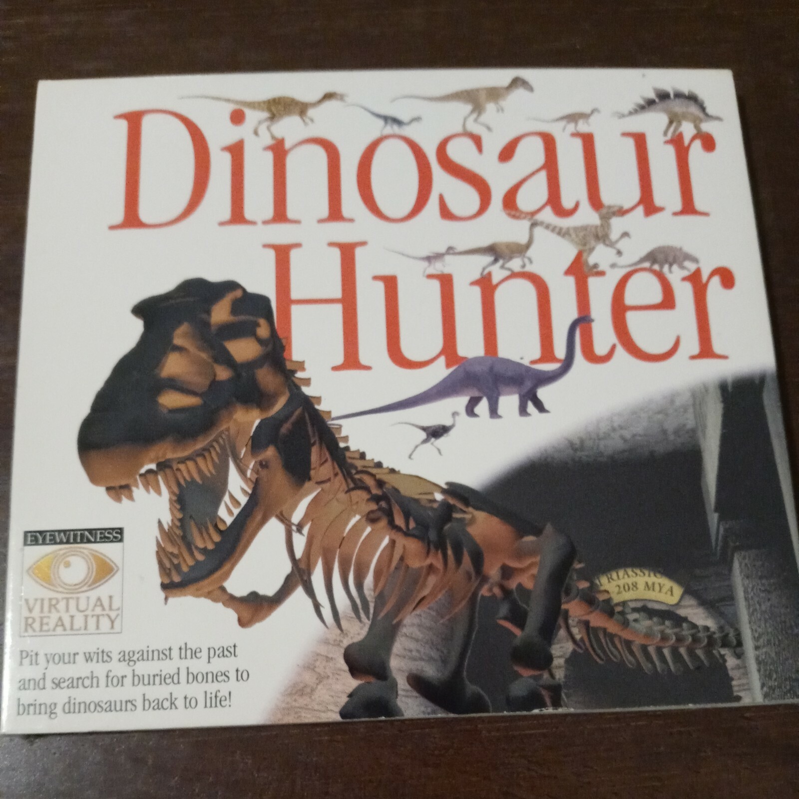 Eyewitness Virtual Reality: Dinosaur Hunter PC CD learn about ancient creatures