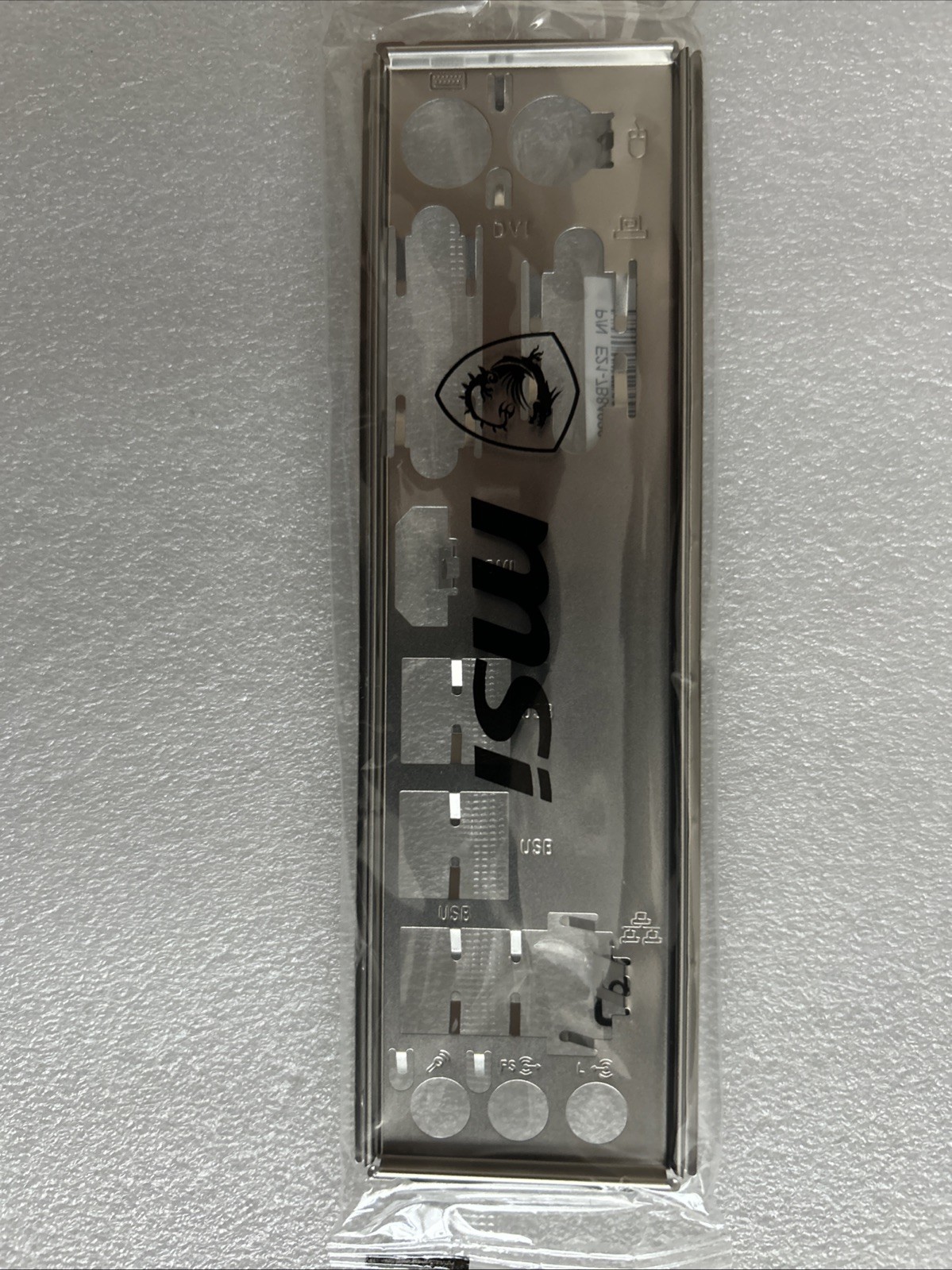 MSI B460M PRO-VDH Motherboard I/O Shield Back Plate Rear IO Panel Bracket OEM