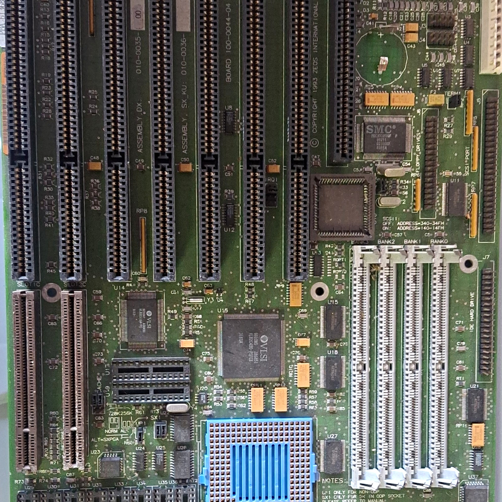 VLSI VIPER AT Intel Socket 7 EDO DRAM 4-Slot ISA PCI On-Board SCSI
