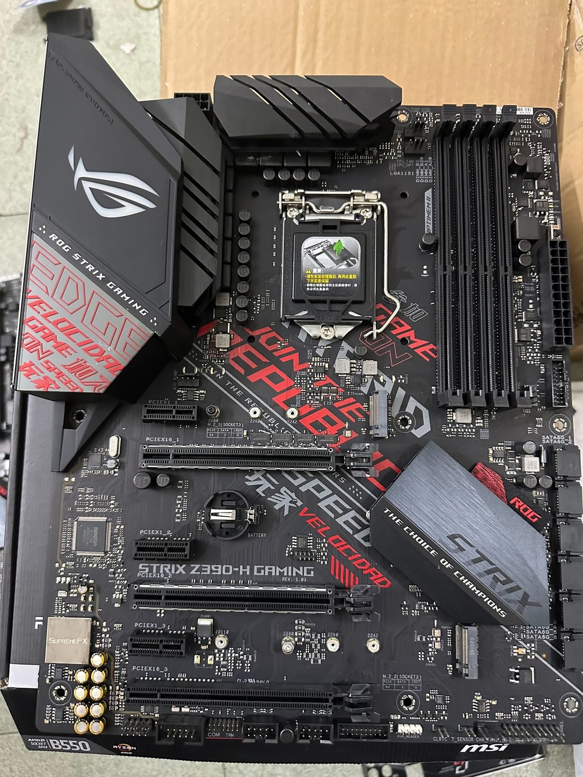 ASUS ROG STRIX Z390-H GAMING LGA1151 Motherboard Intel Z390 Chipset Mainboard
