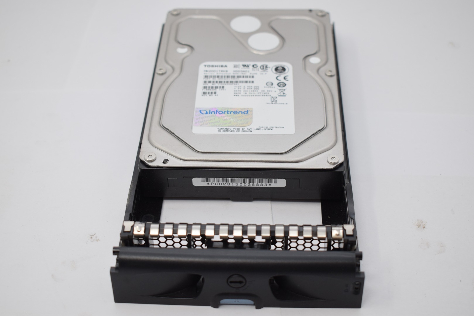 Toshiba 2TB 3.5'' SAS 6Gb/s HDD 7200RPM MK2001TRKB Hard Drive HDD3A01 Infortrend