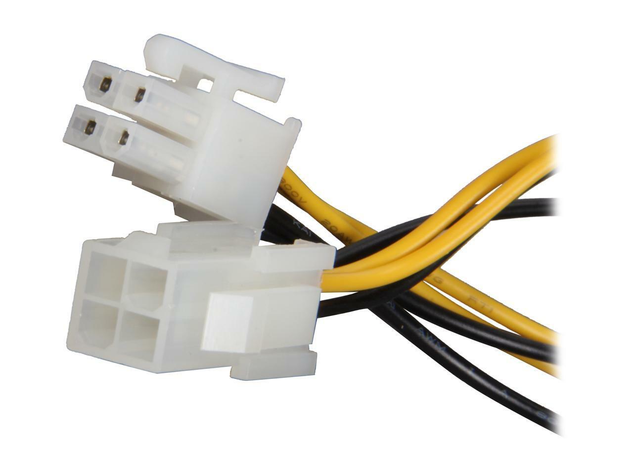 StarTech.com ATXP4EXT 8 in. 8in ATX12V 4 Pin P4 CPU Power Extension Cable Female