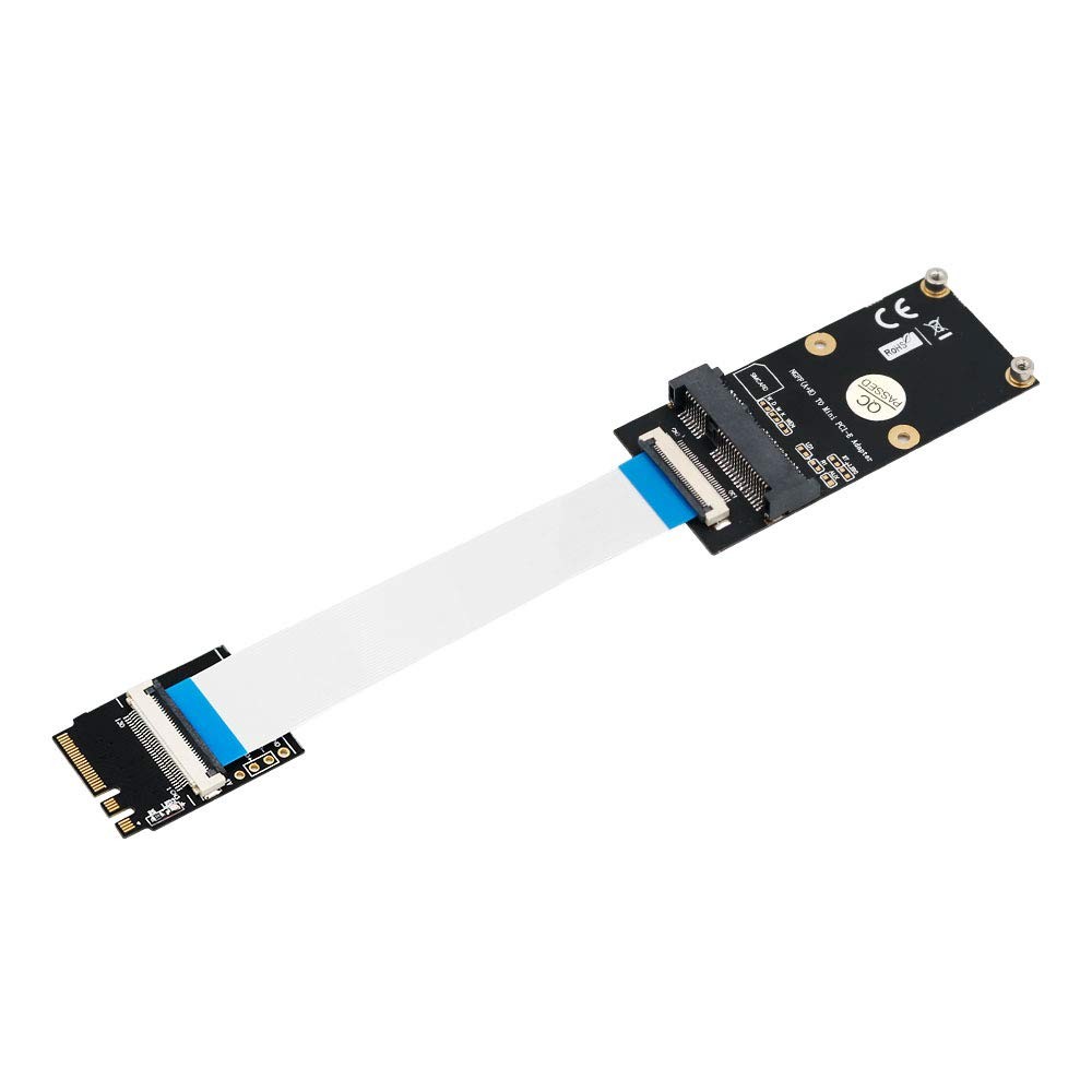 M.2 NGFF Key A/E/A+E To Mini PCIE Adapter Extension Extender With FFC Cable
