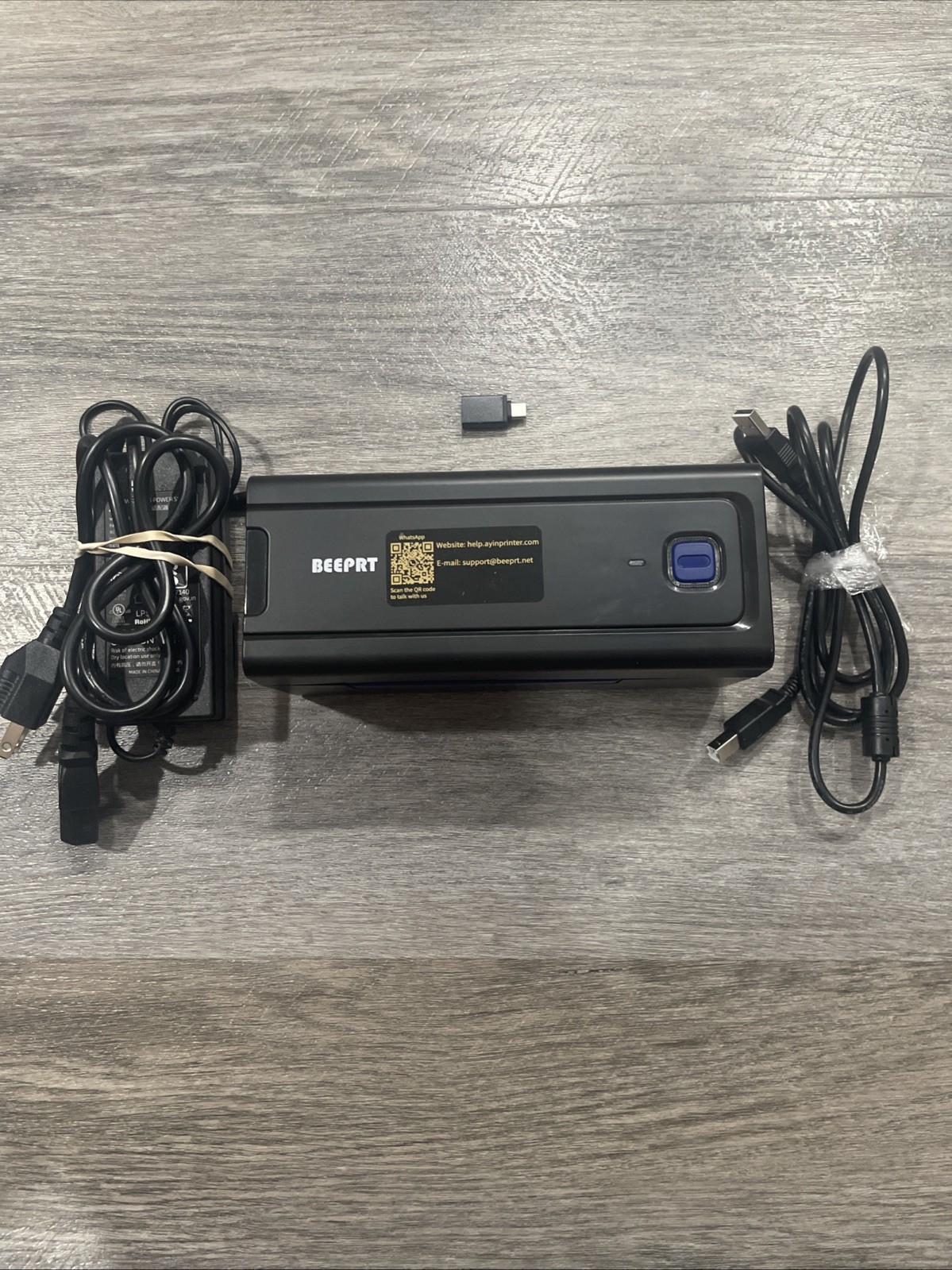 Beeprt Bluetooth Thermal Label Printer BY480BT  Used - Tested 