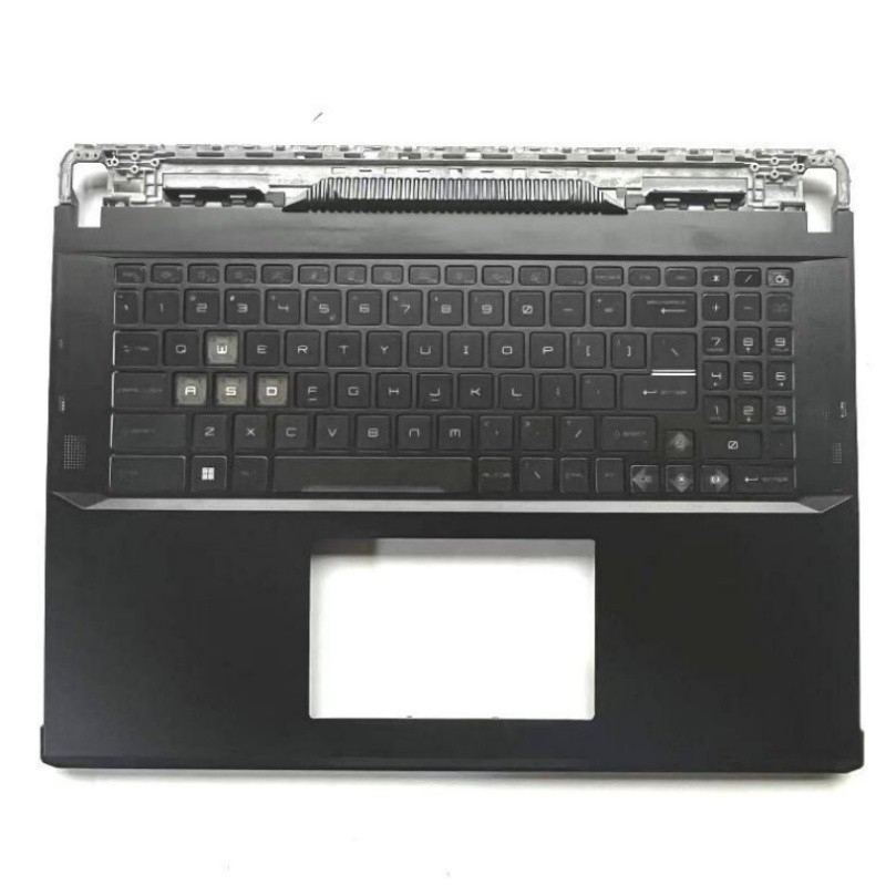 New For MSI Raider GE78HX MS-17S1 Palmrest Cover Upper Case backlit keyboard