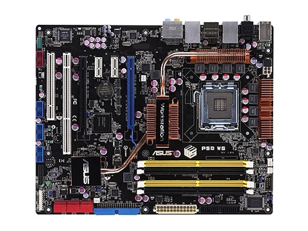 For ASUS P5Q WS motherboard LGA775 P45  4*DDR2 8G ATX Tested oK