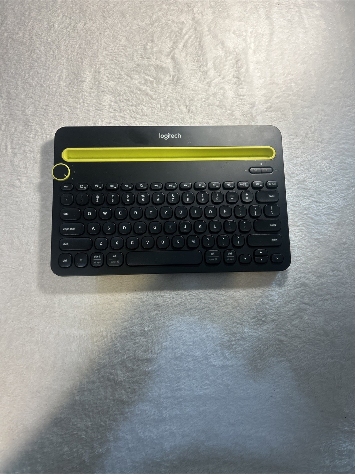 Logitech K480 Wireless Multi-Device Keyboard, Bluetooth, Black 