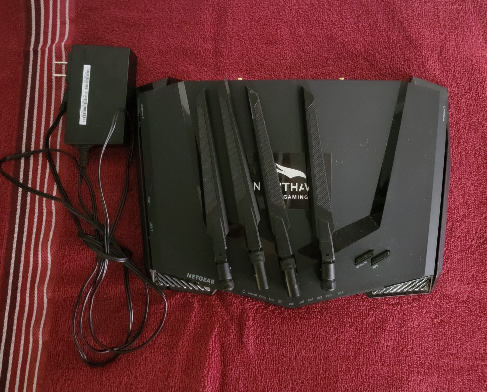 NETGEAR XR450 Nighthawk Pro Gaming WiFi Router, AC2400 Dual-Band Quad Stream 