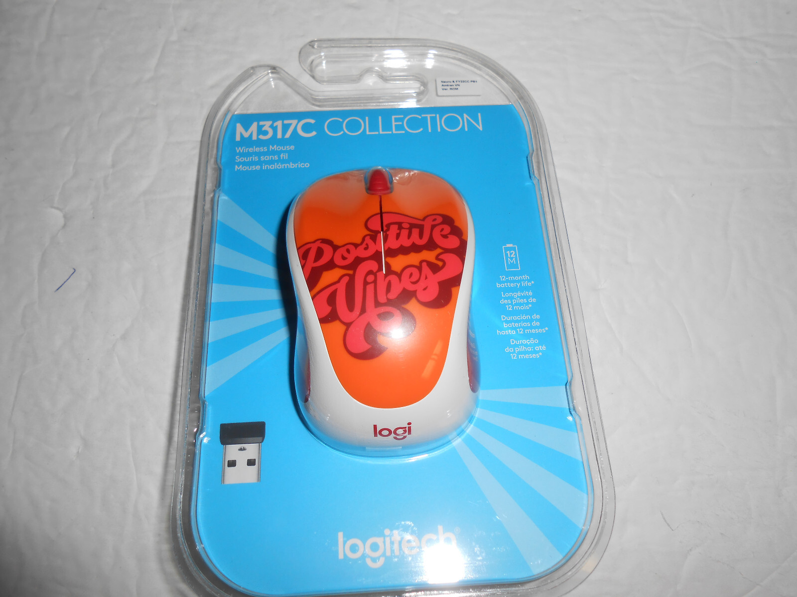 NEW Logitech M317c Collection Positive Vibes # 910-006120