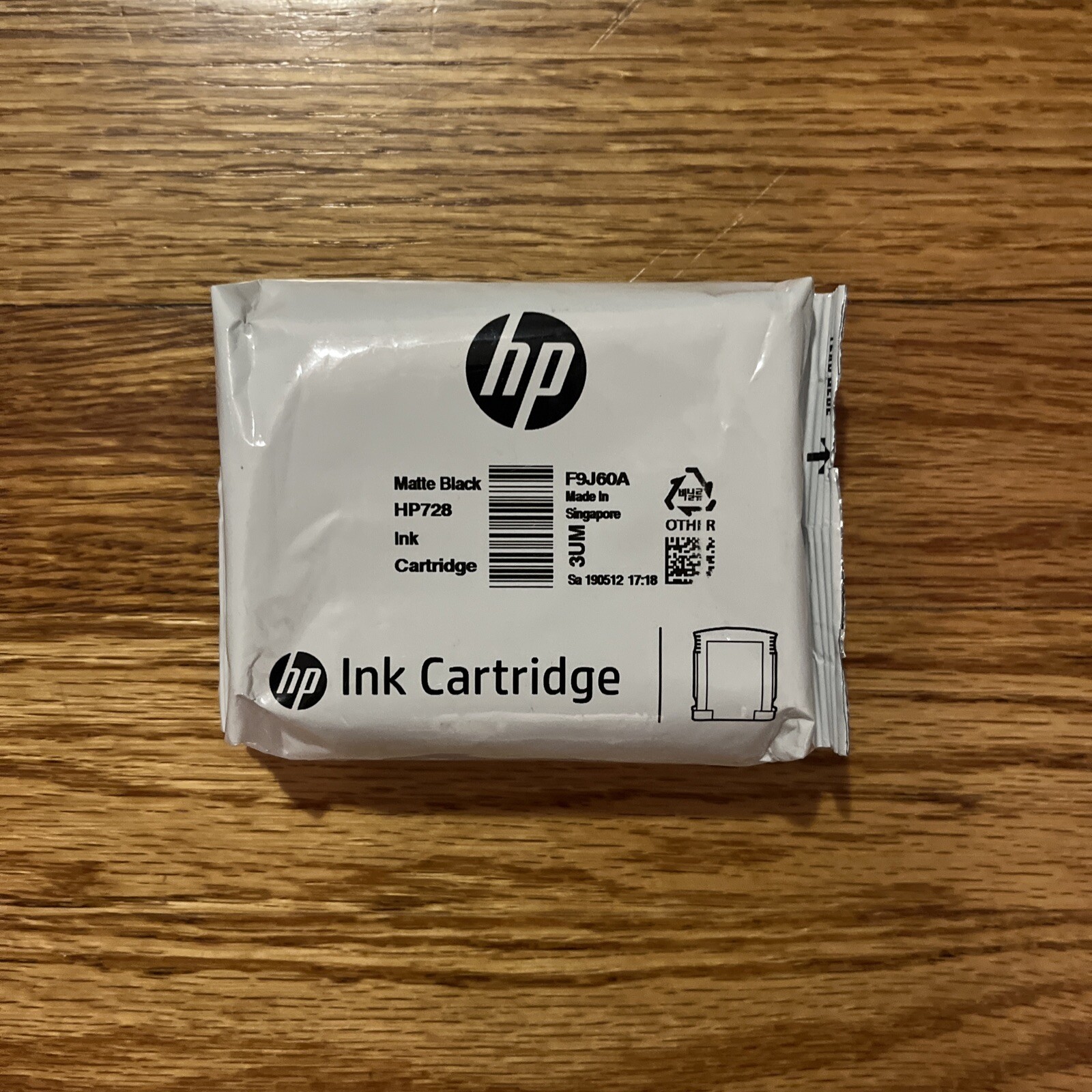 Genuine HP 728 Matte Black F9J60A Ink Cartridge HP DesignJet 3UM 40ML