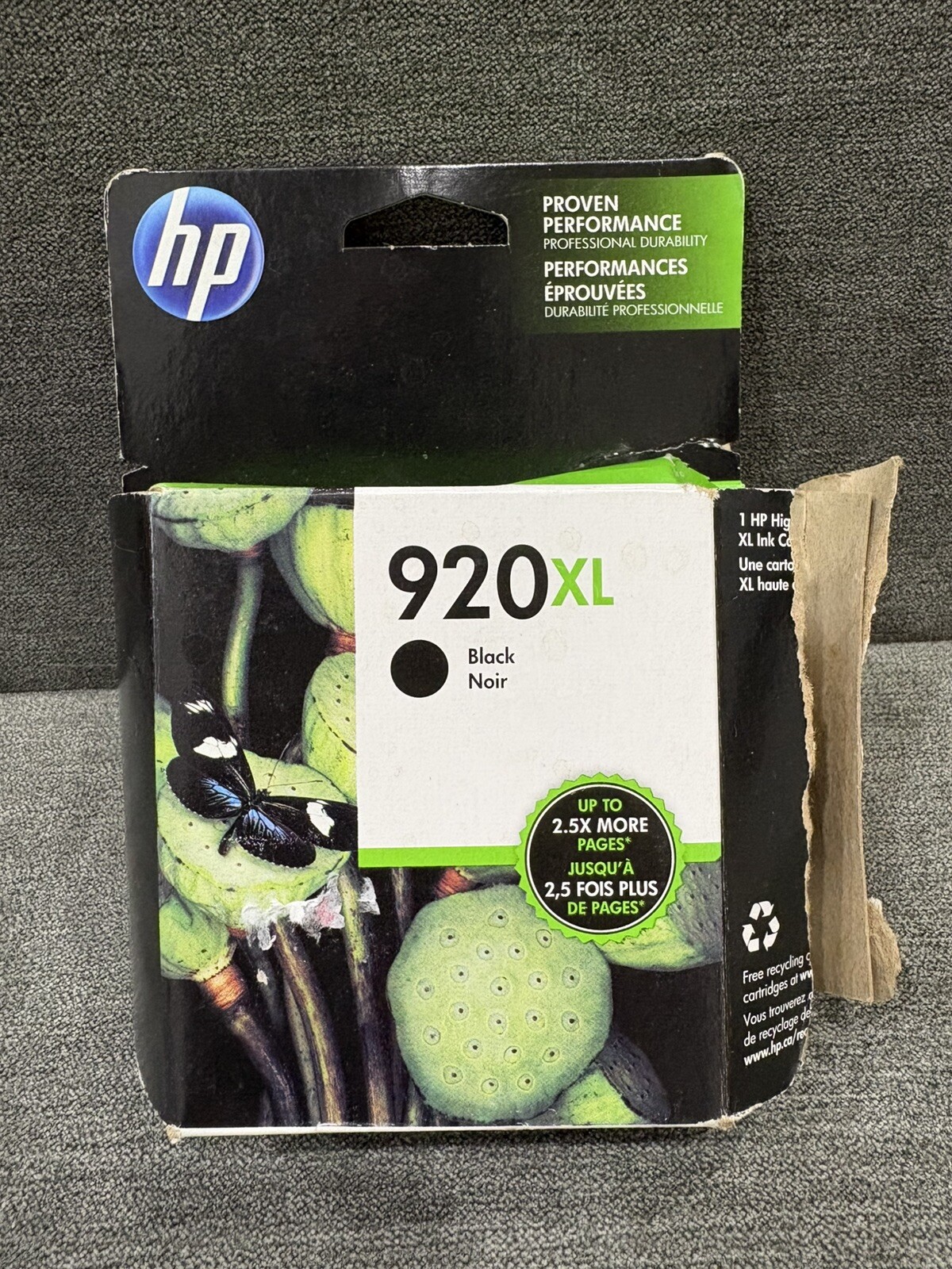 Original HP 920XL Black High Yield Ink Cartridge CD975AN #140 - Exp 03/2017