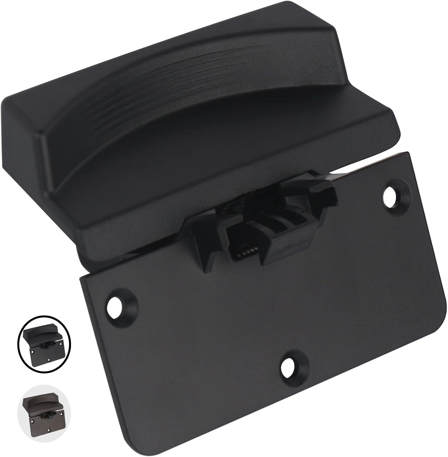 TQPONLY Center Console Armrest Latch Compatible with Lower Latch-Black 
