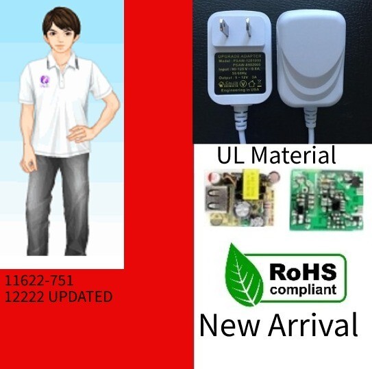 4fl Kohler Malleco Faucet Cord Adapter K-R31498-NA - AC Adapter Class 2 Unit OEM