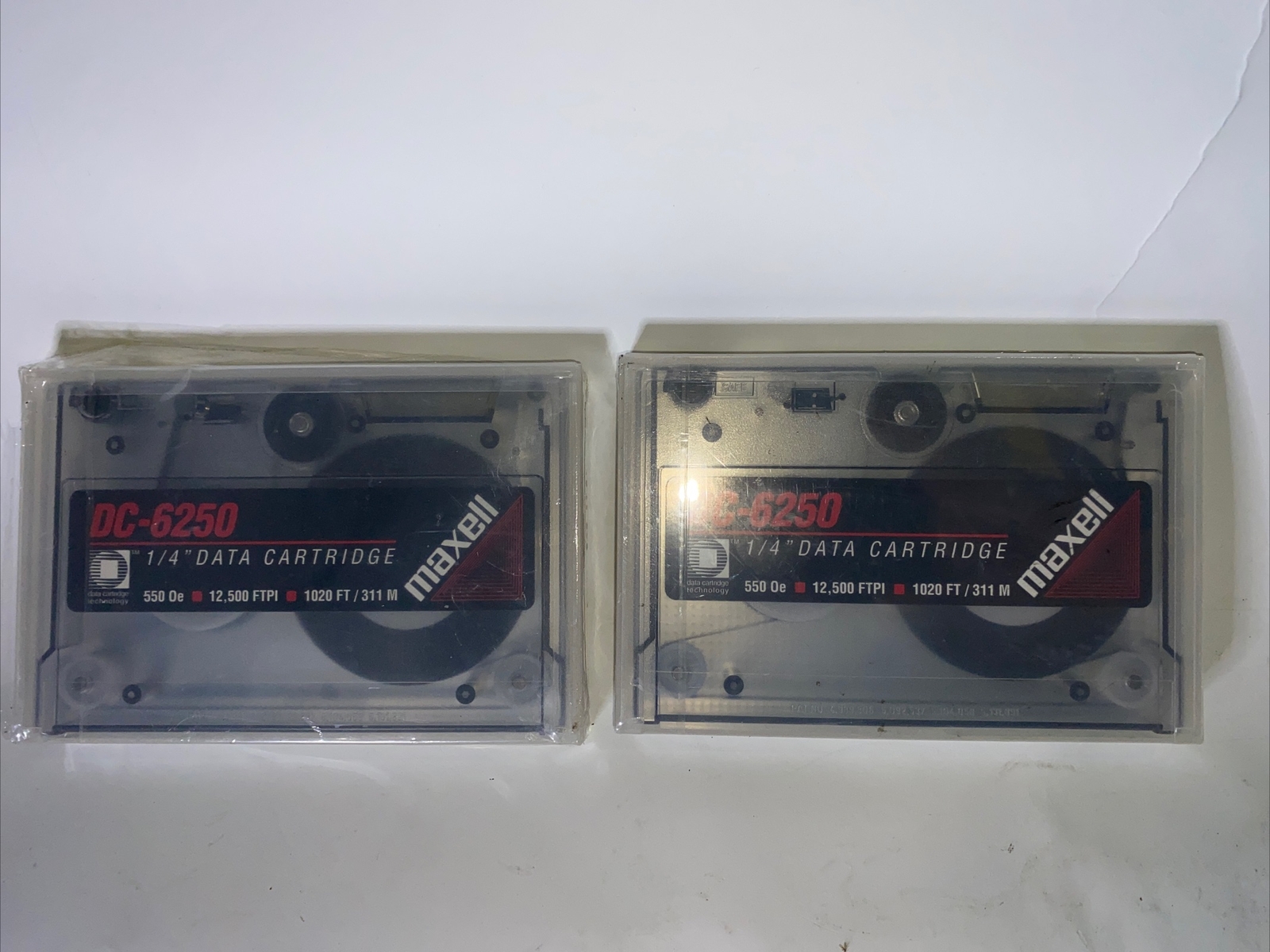 2 NEW MAXELL DC-6250 250MB SLR QIC-150 QIC-120 Data Tape Cartridge 46157 DC6250