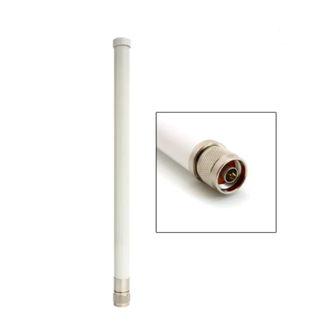 ALFA 7 dBi AOA-2471-75AM Tri Band 2.4/5/6 GHz Outdoor N-Male WiFi Omni Antenna