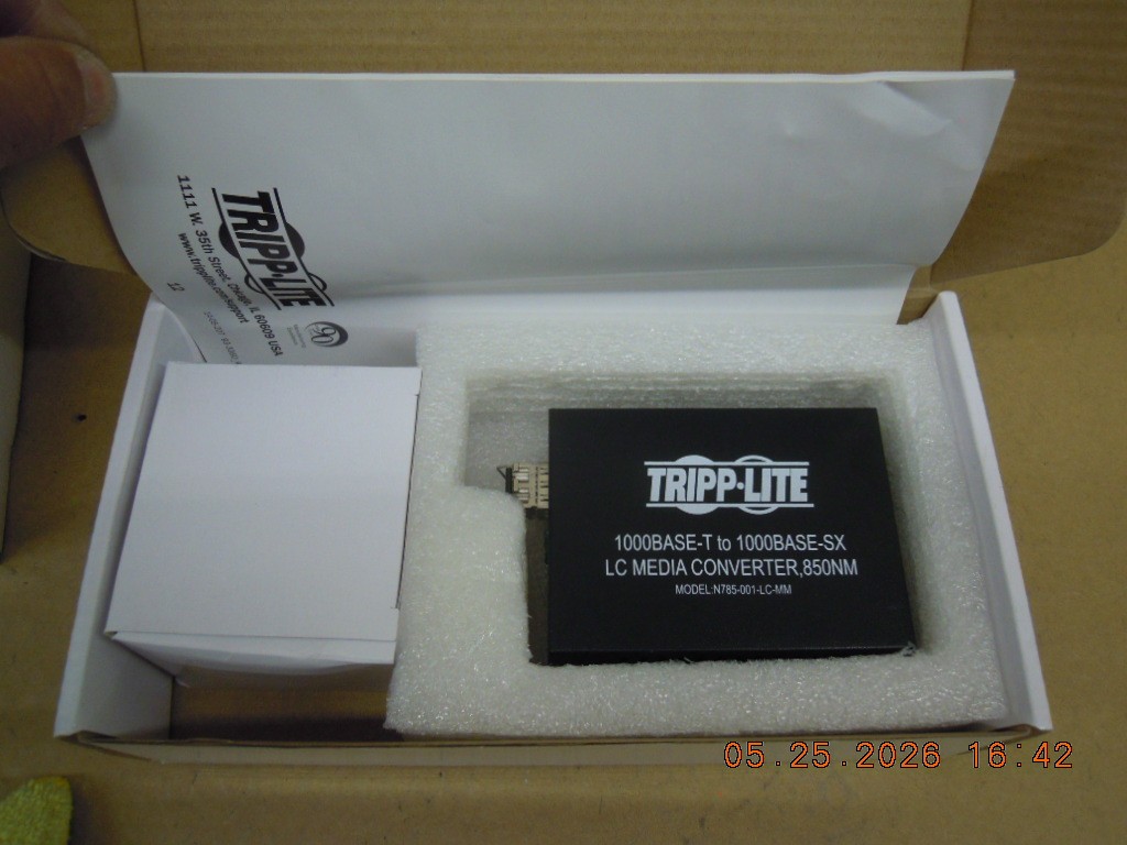 Tripp Lite N785-001-LC-MM RJ45 10/100/1000 850nm 550m Media Converter