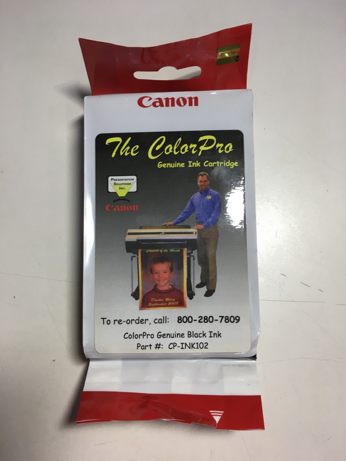 NEW Canon The Colorpro Genuine Ink Cartridge Black Ink Part #CP-INK102 #2