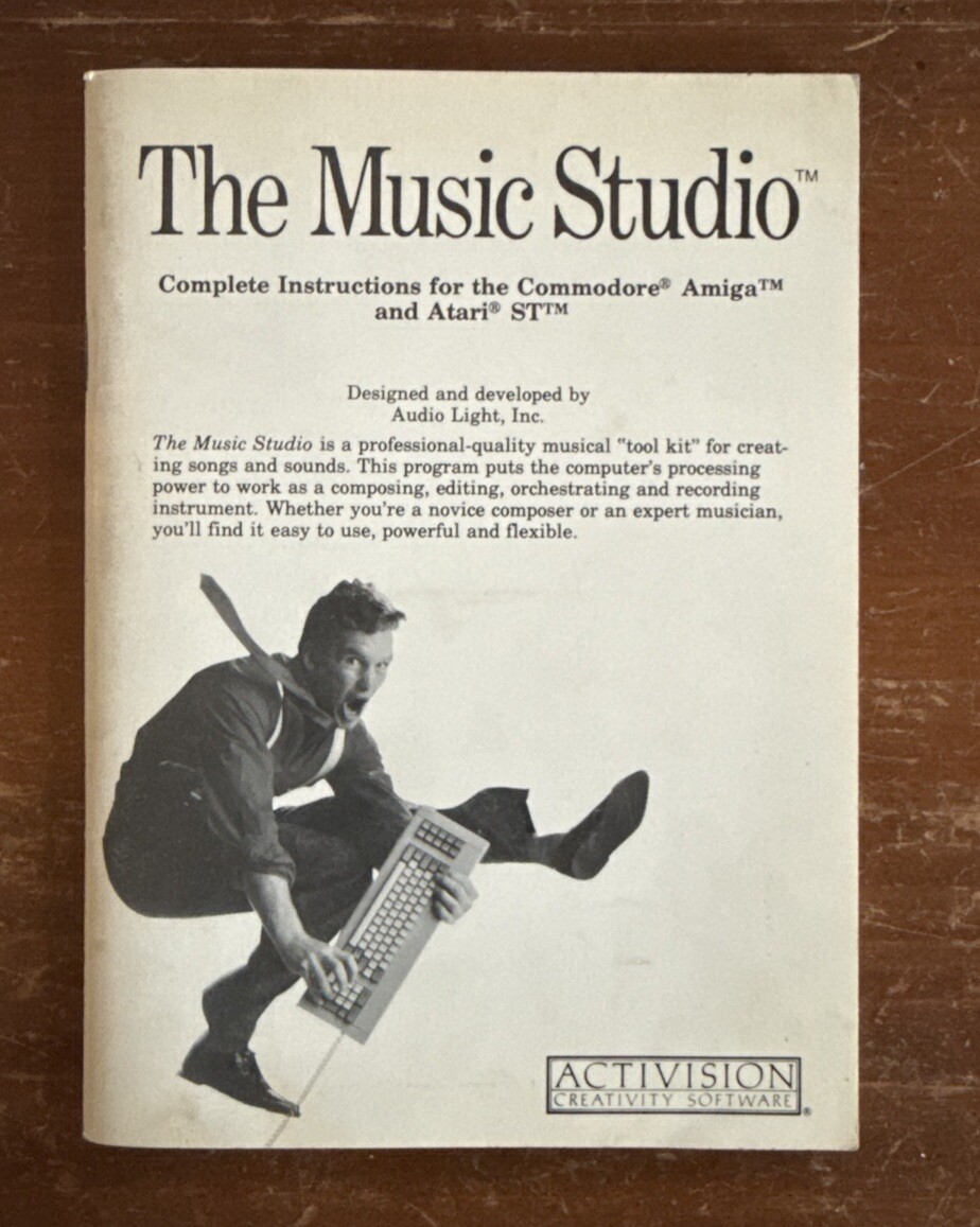 Commodore 64 synthesizer & Sequencer, The Music Studio Instructions Only