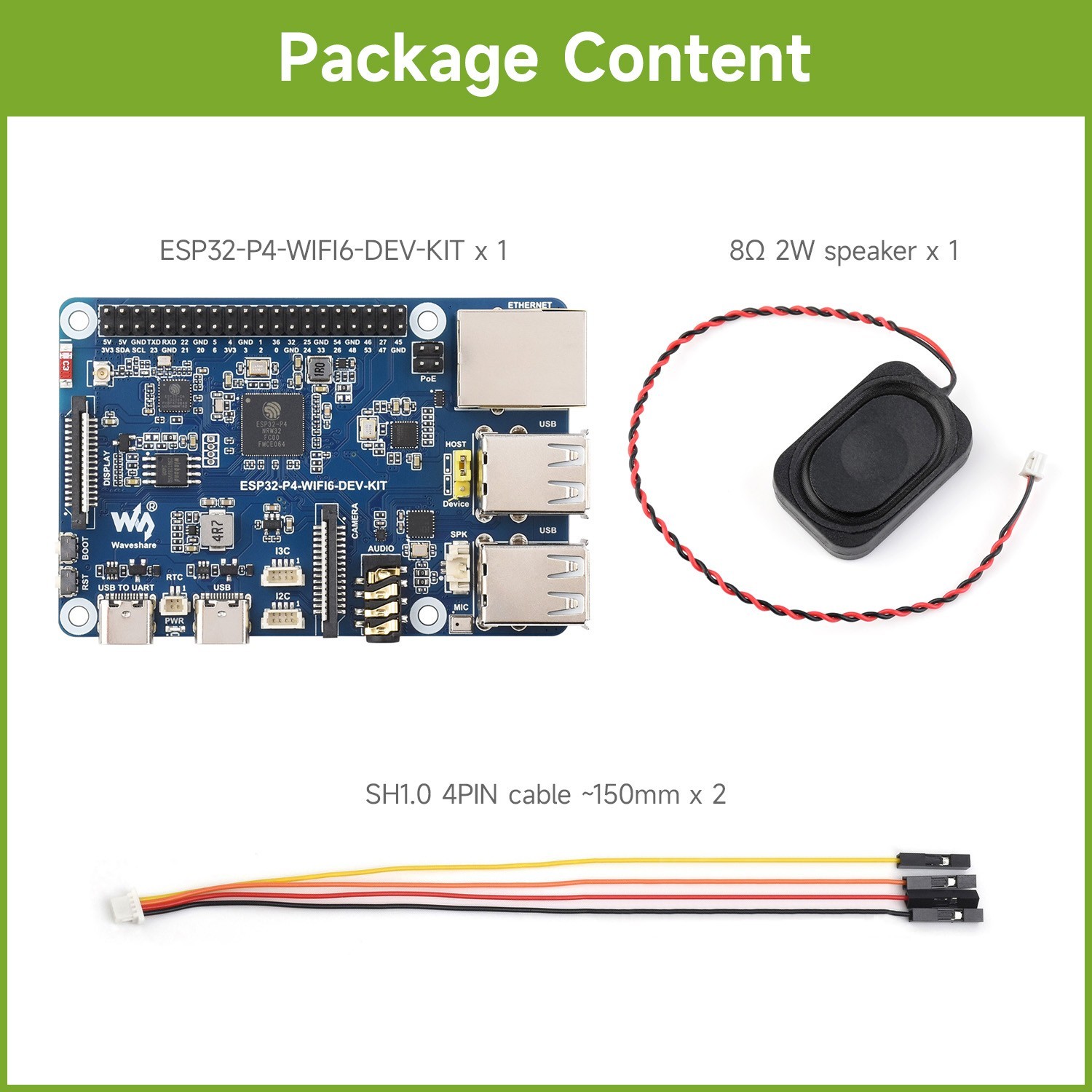 Waveshare ESP32-P4-WIFI6-DEV-KIT Development Board Based On ESP32-P4