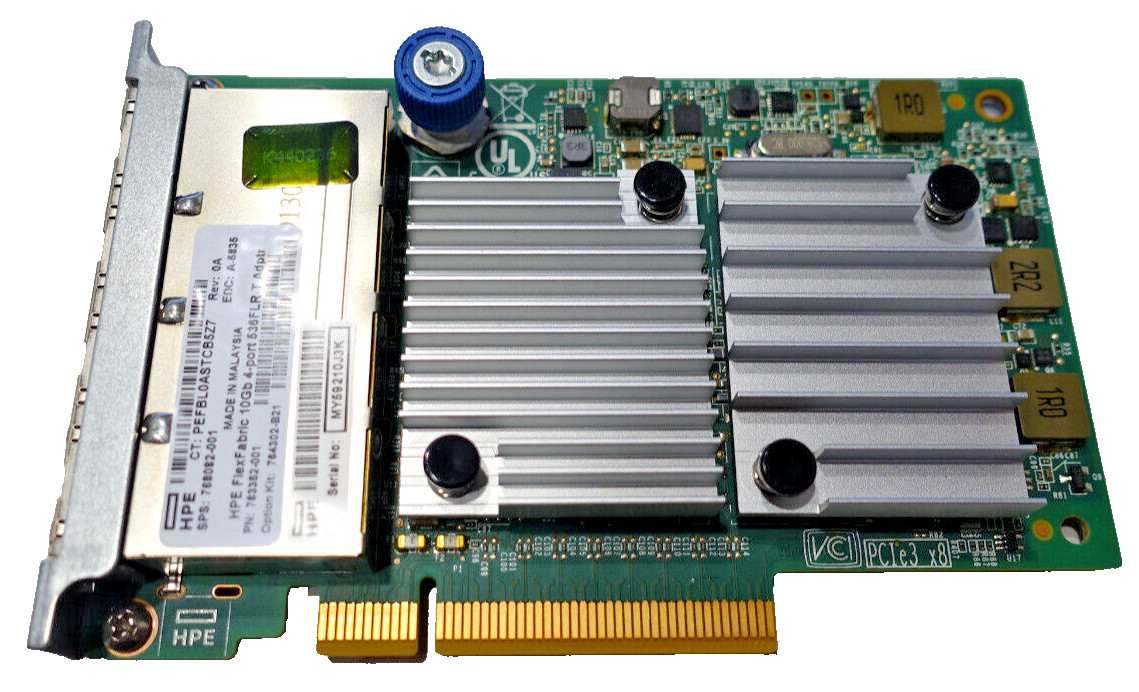 HP Broadcom 536FLR-T FlexFabric LOM 4 x 10GbE RJ-45 57840S 763352-001 768082-001