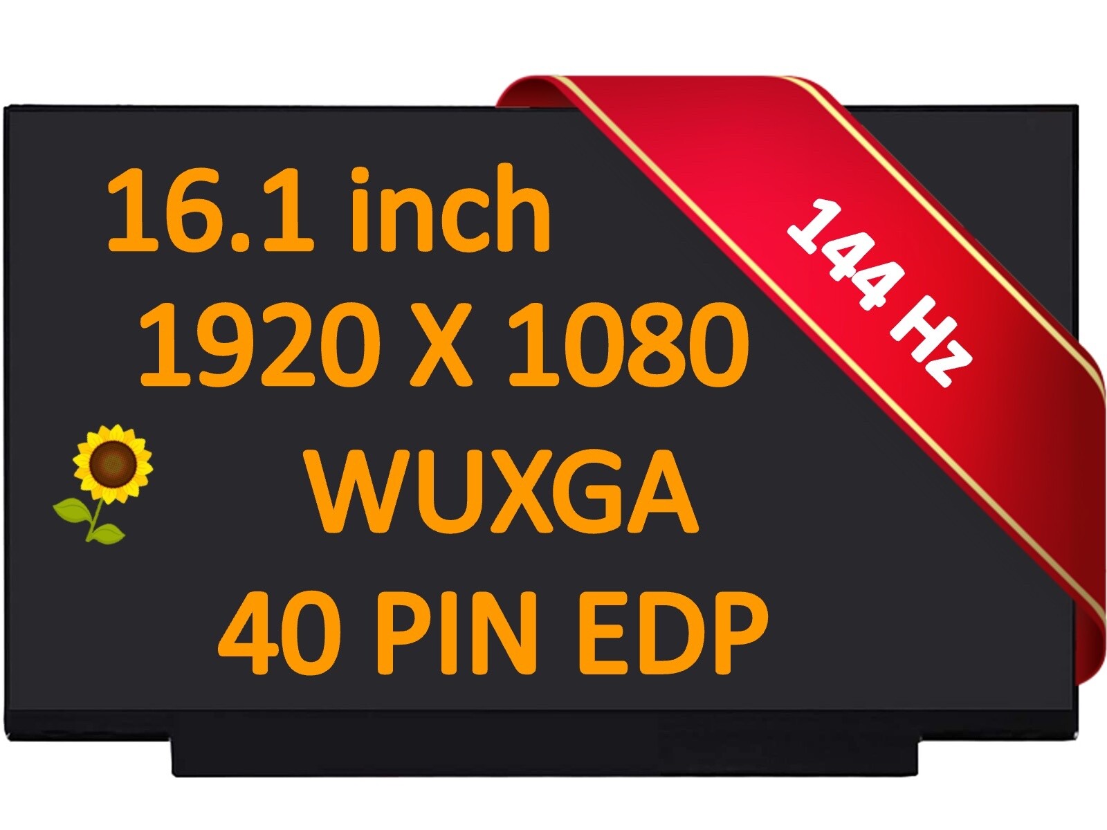 Genuine HP 16-A LED LCD Screen Display Panel 16.1" FHD 300 Nits M02082-001