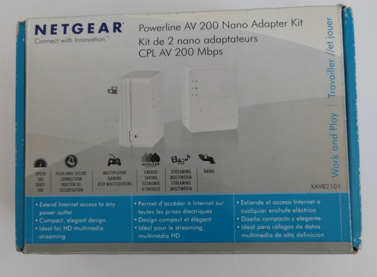 Netgear Powerline 200 Nano 200 Mbps Adapter XAVB2101