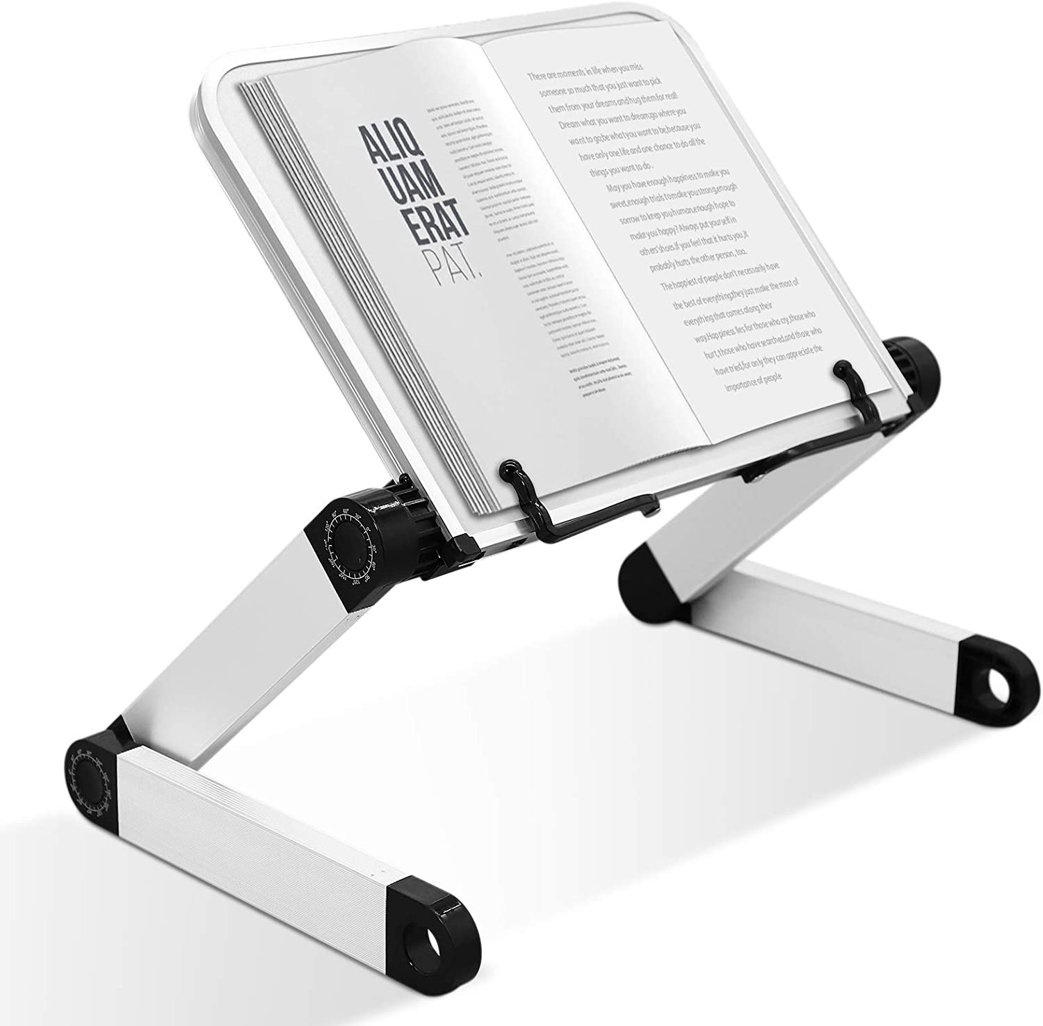 Multifunctional Book Stand for Reading, Tablets and Laptop Support