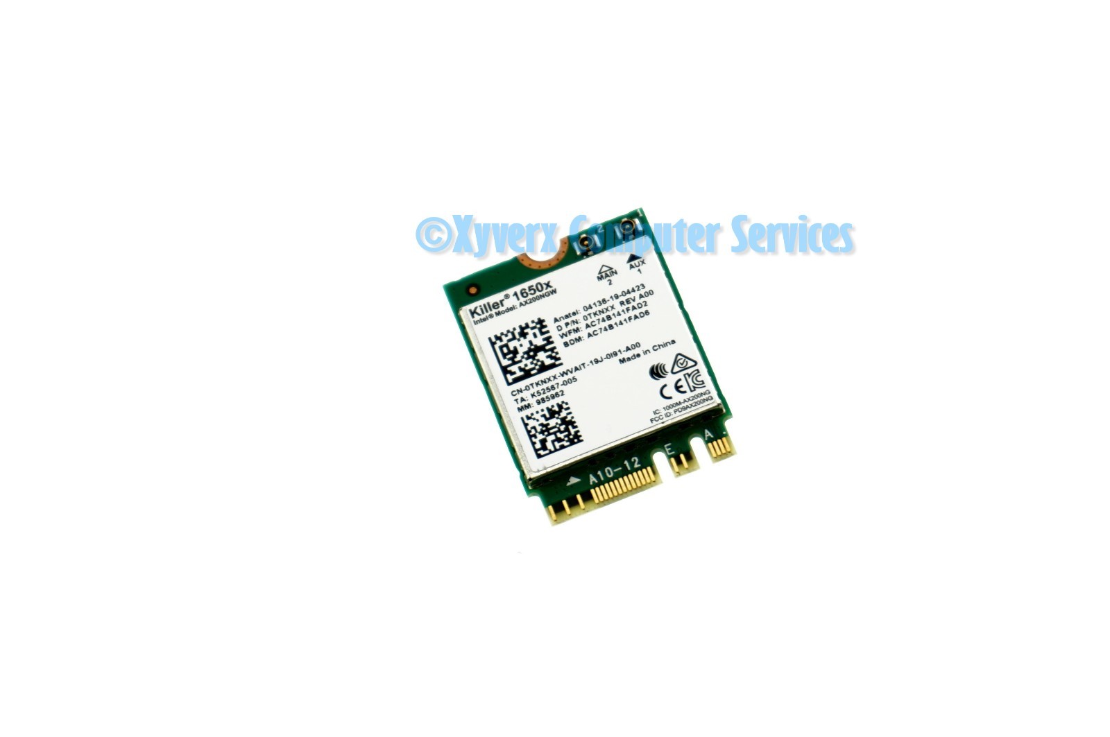 TKNXX AX200NGW OEM DELL WIRELESS CARD G15 5515 RYZEN EDITION P105F (CB70)