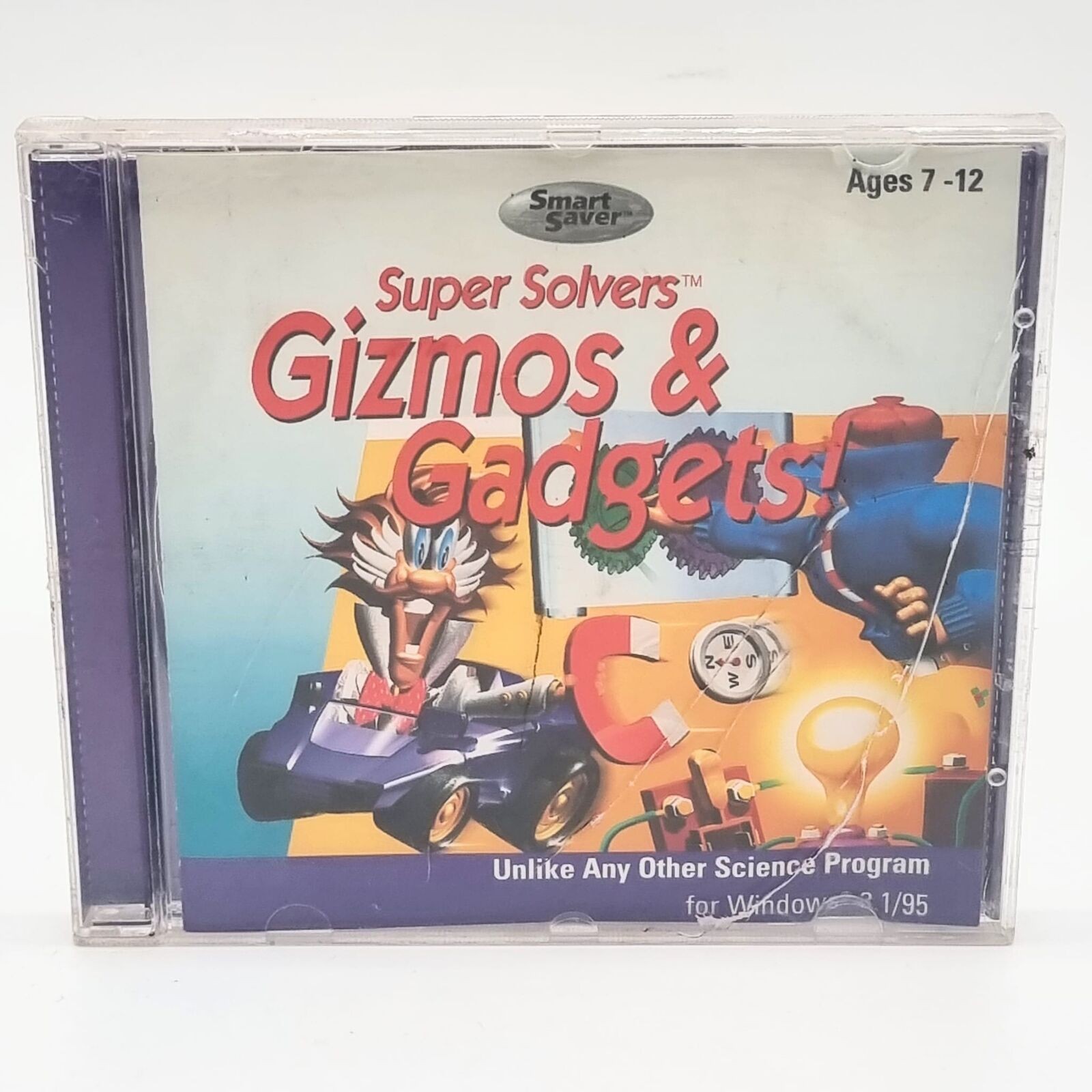 Super Solvers Gizmos & Gadgets Educational CD-ROM Science Ages 7-12 PC