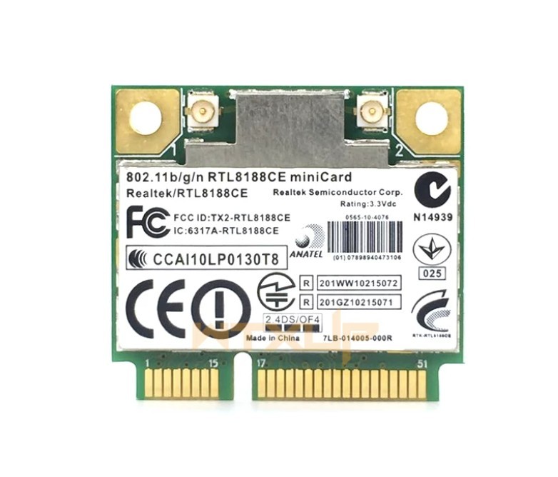 Realtek RTL8188CE Half Mini PCIe Wireless WLAN Card 802.11b/g/n 150Mbps 2.4G