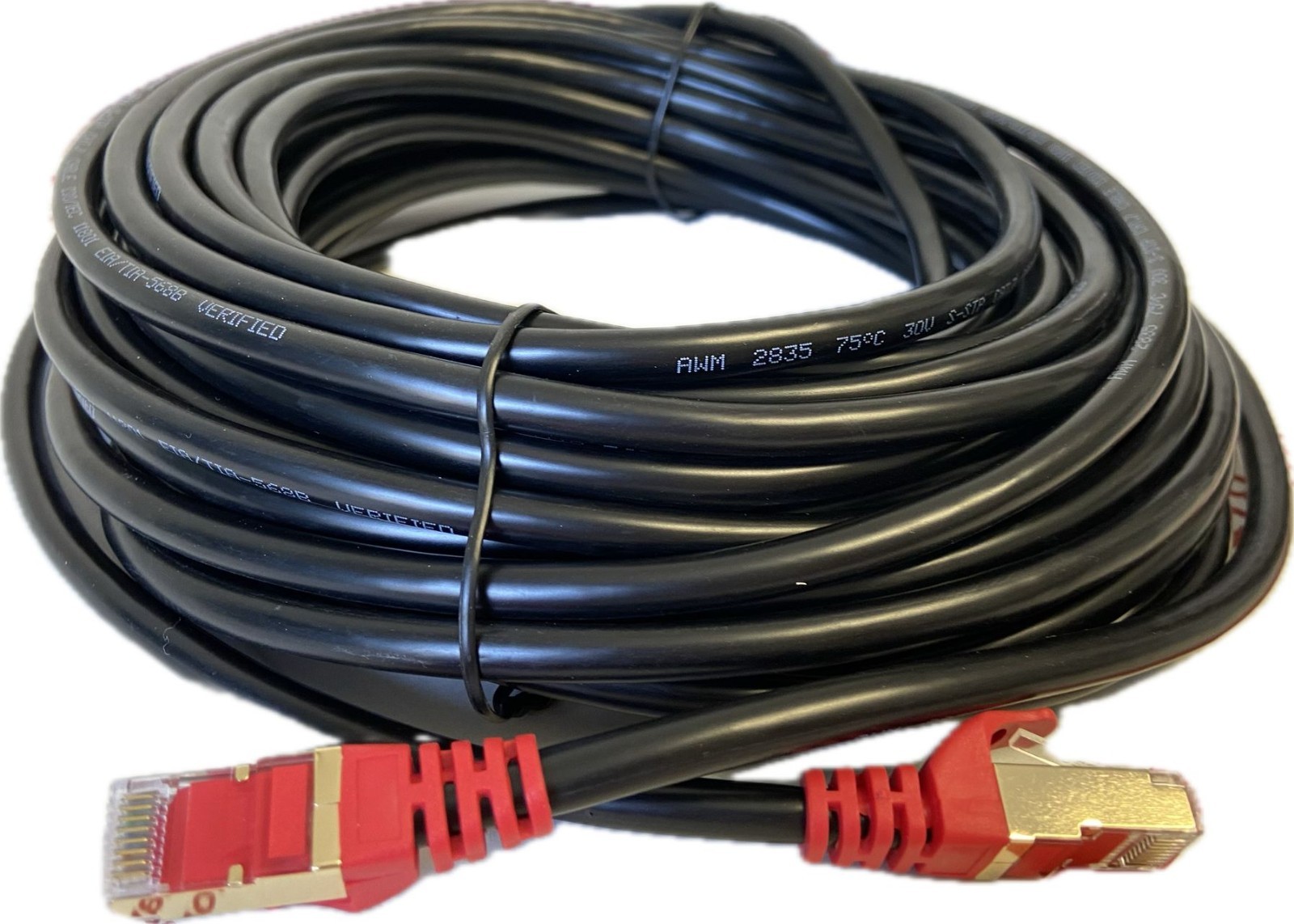 10/15/30/50 FT CAT7 10 Gbps Oxygen-Free Copper RJ45 shielded Network Patch Cable