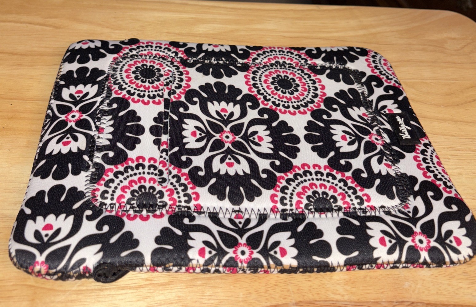 Thirty-one Tablet Case, Black, White, & Flauerescent Pink