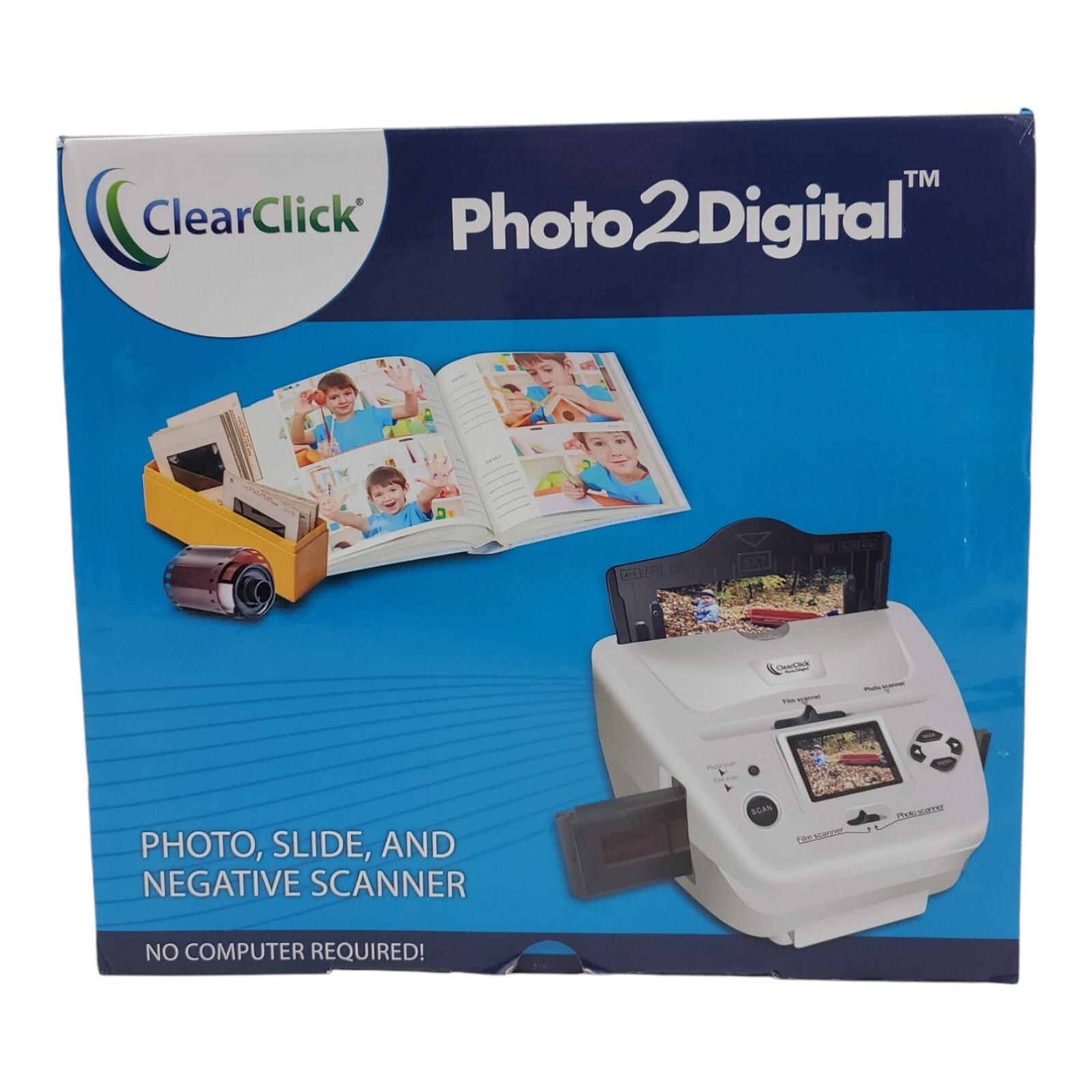 ClearClick Photo2Digital Scanner - White *Read*
