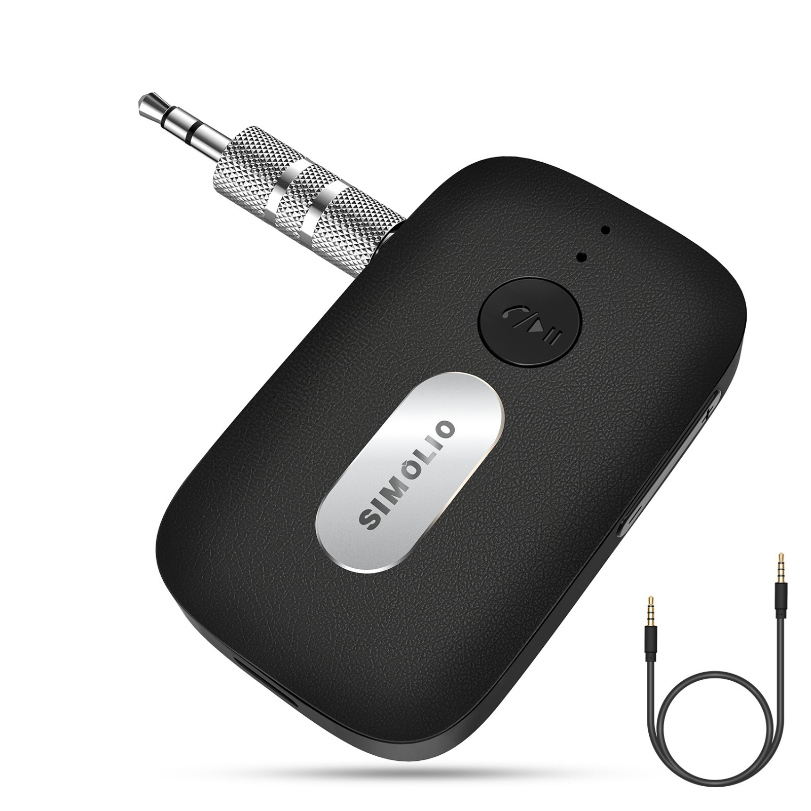 SIMOLIO 3.5mm Bluetooth Adapter for Car/Home Stereo/Speaker/Wired Headphones