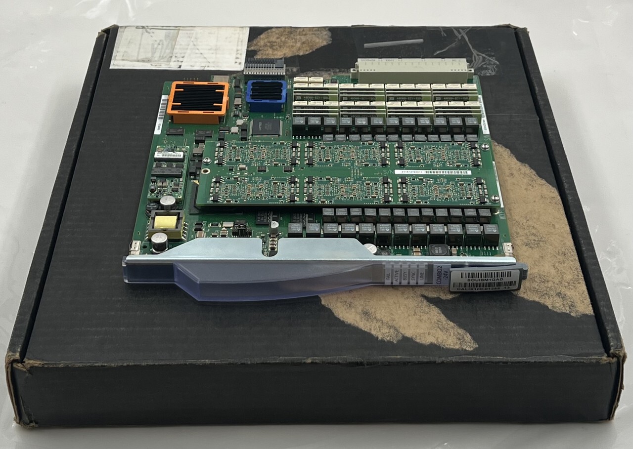 CALIX 100-01255 COMBO2-24V 24-PORT VDSL2 AND POTS LINE CARD SOUBM1GAD