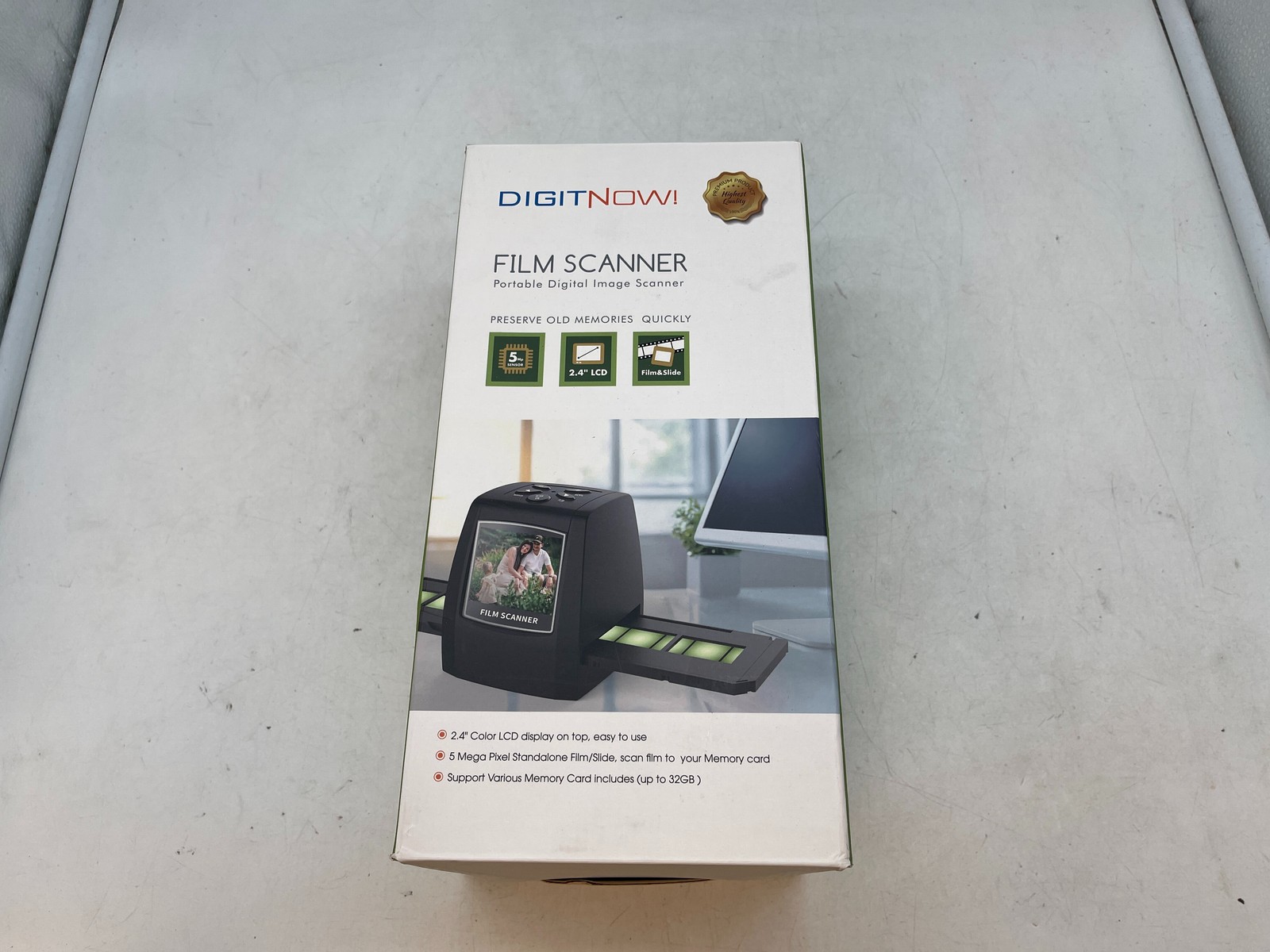 DIGITNOW Portable Film Scanner–5MP Image Scanner with 2.4" LCD Screen- Free S/H