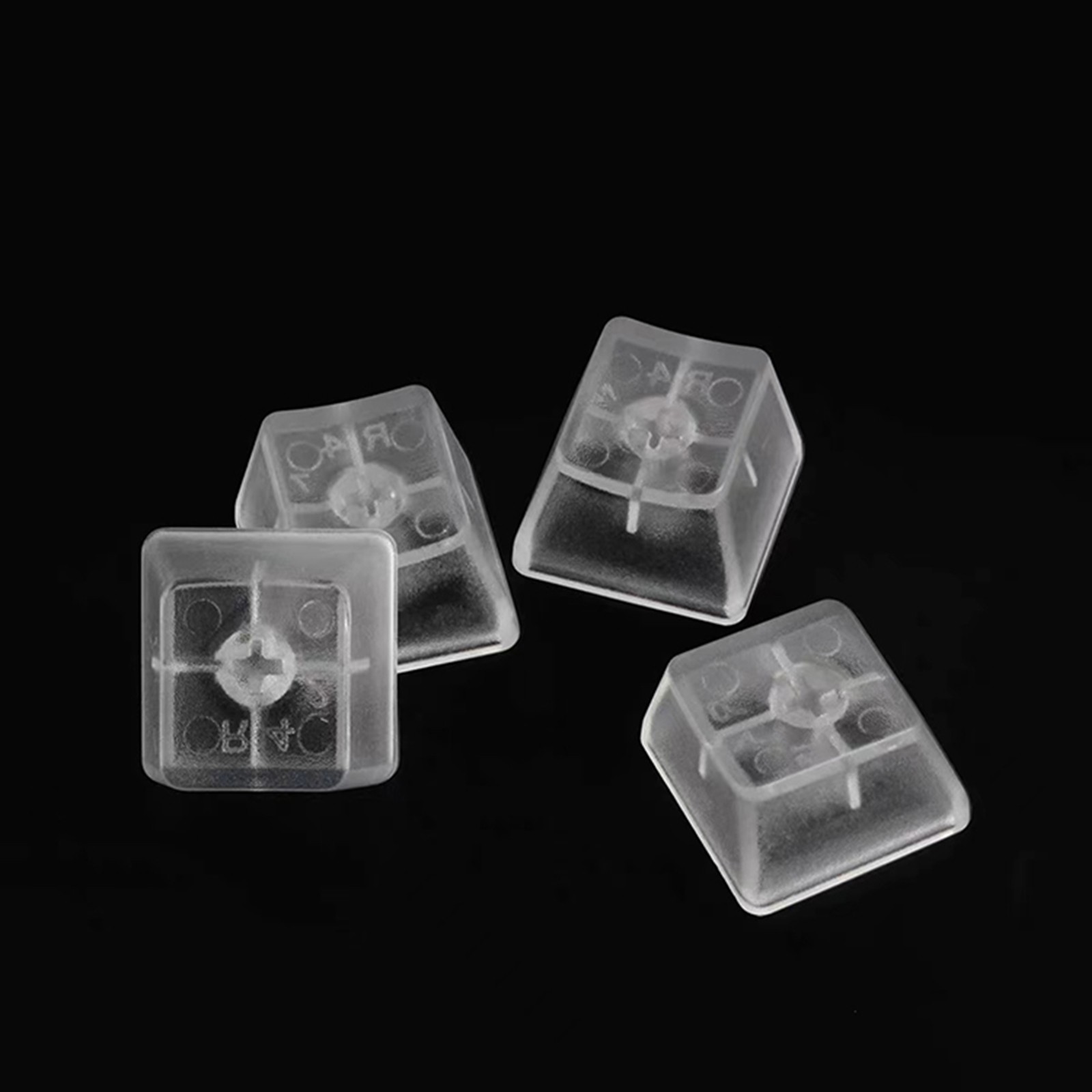 1 Set ABS Full Transparent Backlit Keycaps Replacement For Mechanical Keyboard