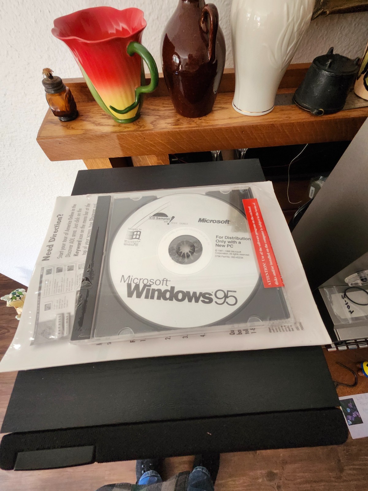 Microsoft Windows 95 Operating System CD With OEM Product Key New 
