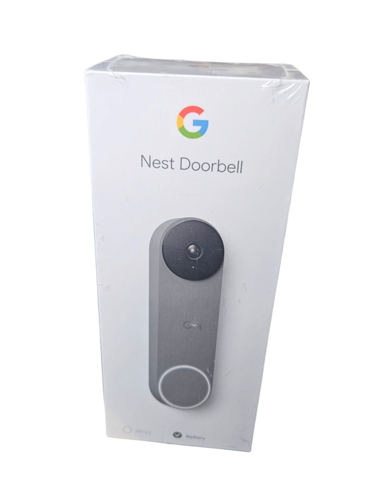 Google Nest GA02076-US WiFi Smart Video Doorbell (Battery) - Ash / Gray