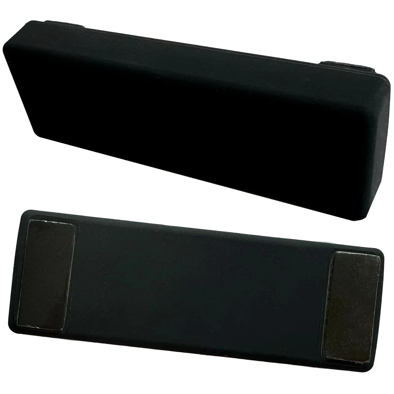 Silicone Skin for the New Rectangular EZ Pass with Interlocking Strips Black 