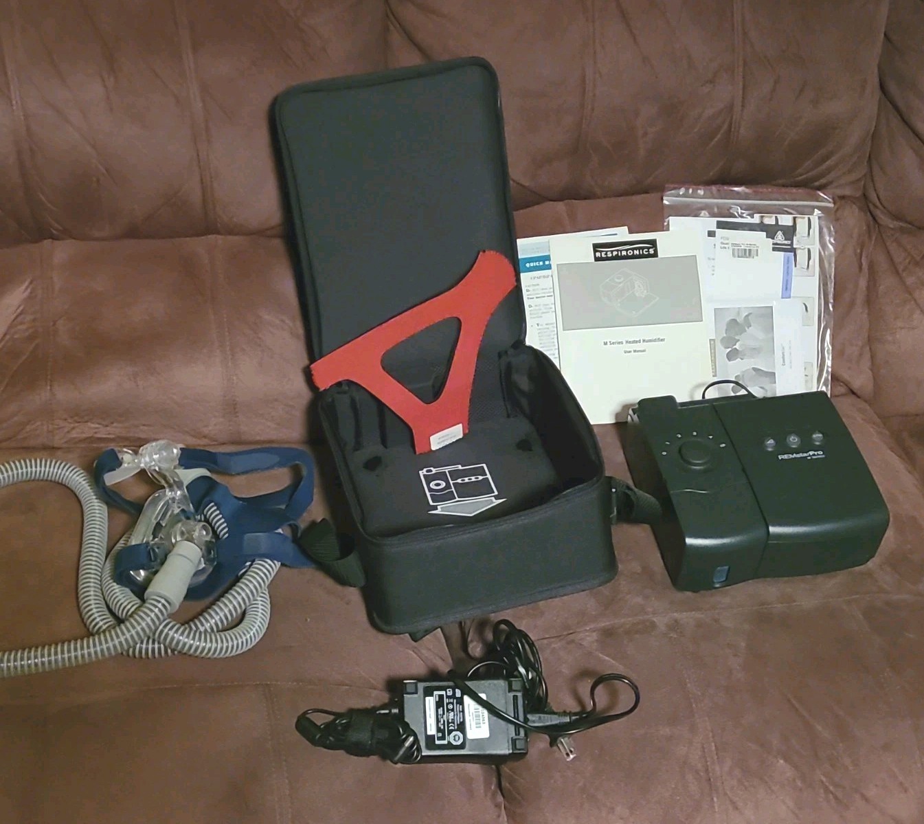 Respironics REMstarPro M Series CPAPMachine OEM 12V AC Power Adapter *TESTED*