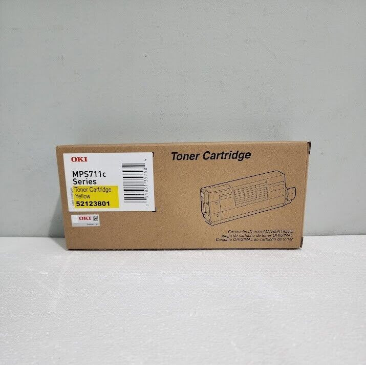 Oki 52123801 Yellow Toner Cartridge MPS711c