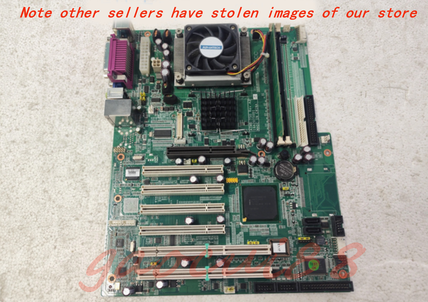 AIMB-750 Rev.A2 Advantech Industrial Motherboard+CPU+FAN+RAM USED 1PC Tested OK