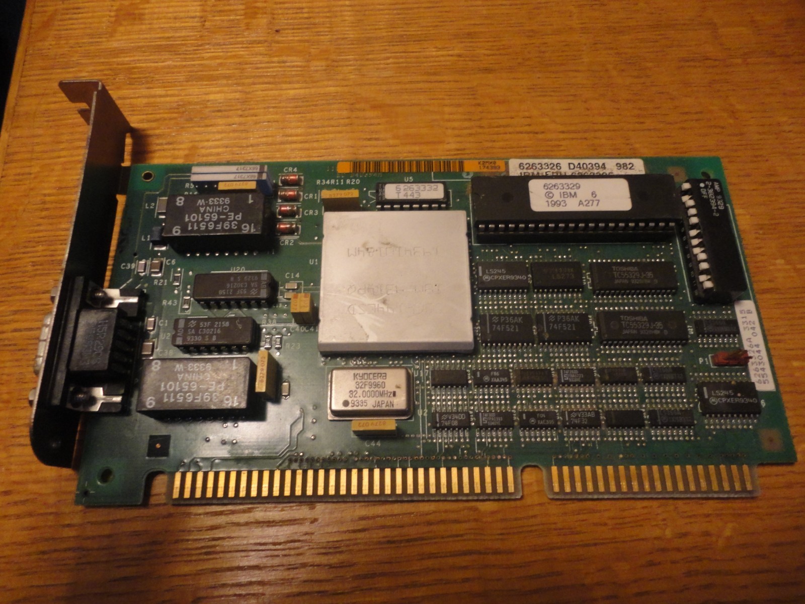 IBM 73G7137 Token Ring Adapter LAN 16 Bit ISA Card