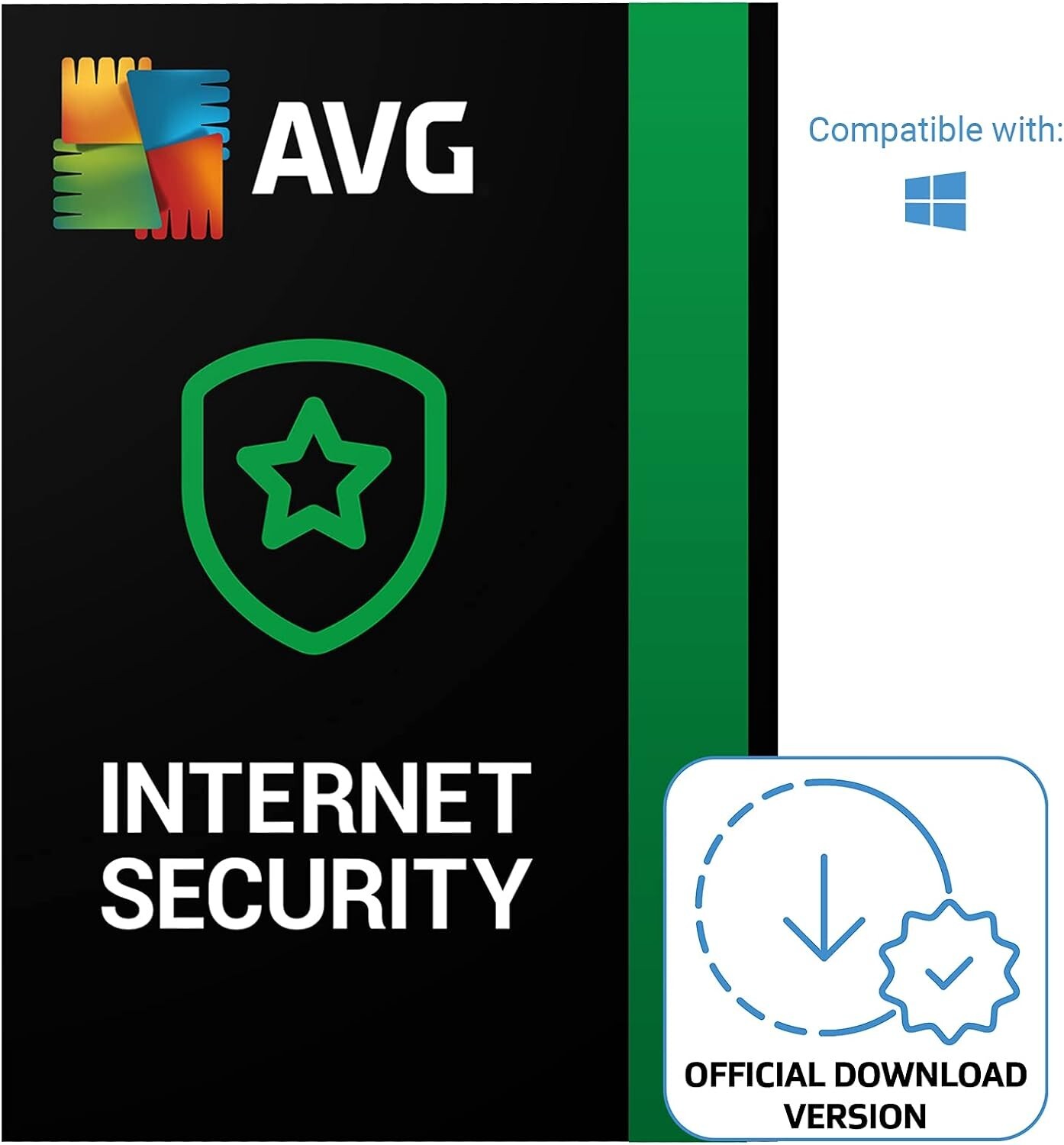 AVG Internet Security 2026 10 Device 2 Year Antivirus Protection Same Day Email