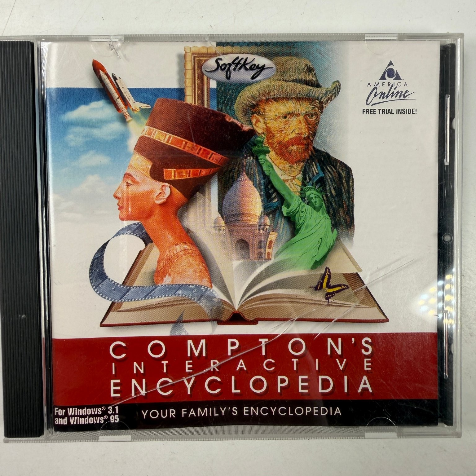 Softkey Compton's Interactive Encyclopedia CD-ROM Windows 3.1 95 SEA2844AE