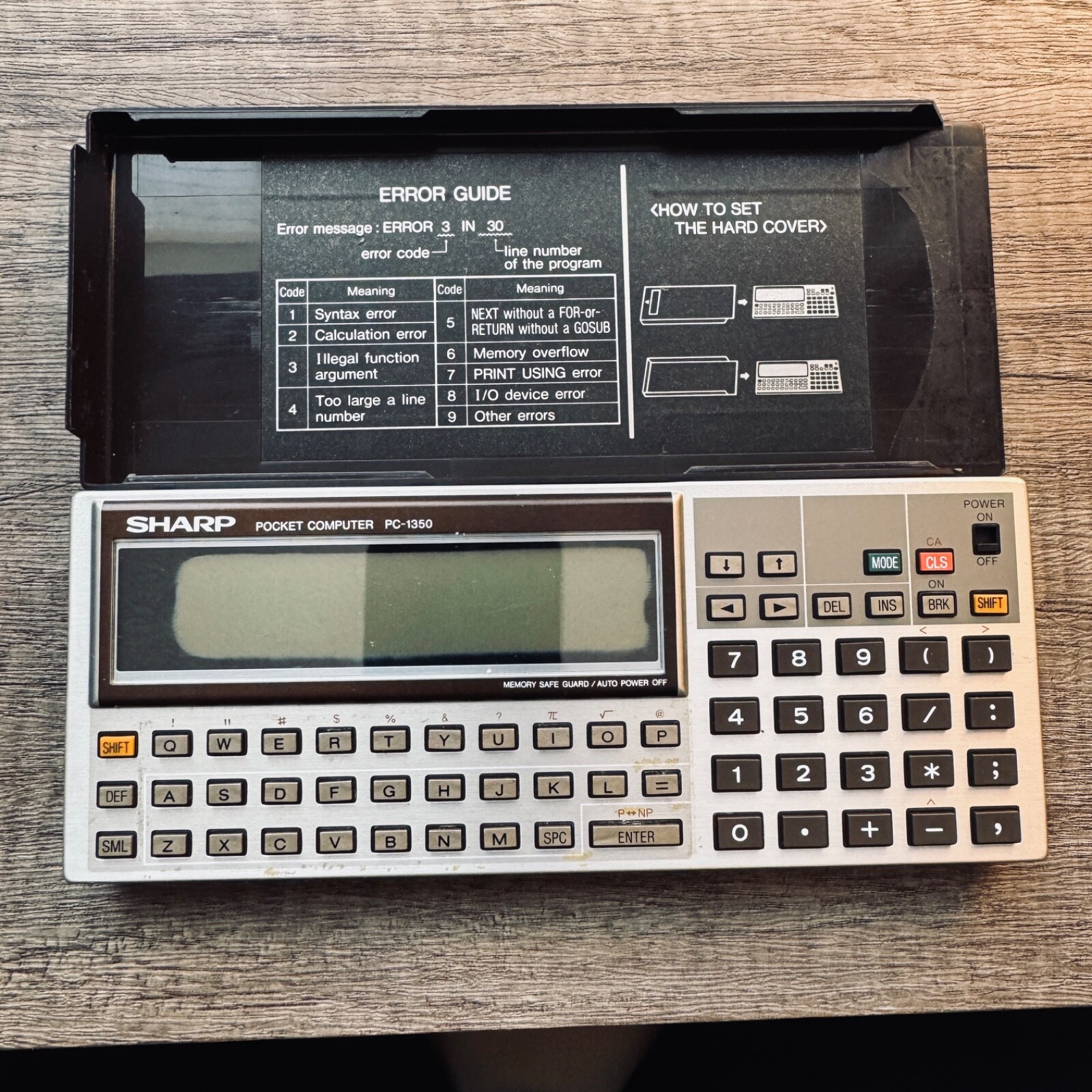 Sharp PC-1350 CE-126P EA-23E Adaptor Vintage Computer READ Details Below