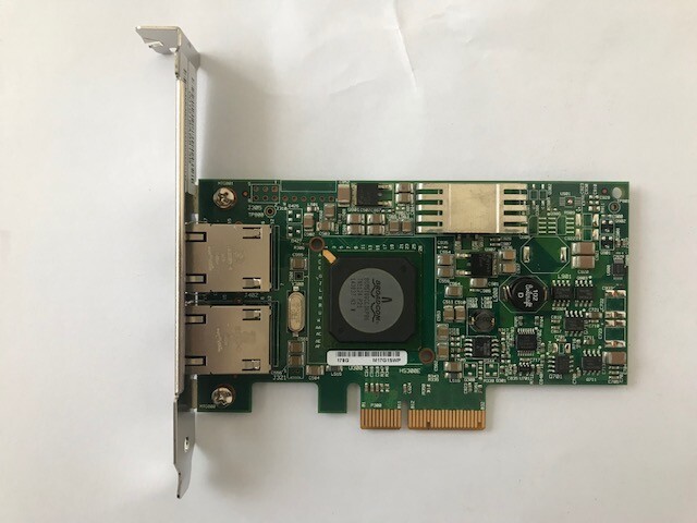 (QTY OF 2)DELL Broadcom 5709 NetXtreme II DUAL PORT GIGABIT NIC CARD P/N: 0G218C