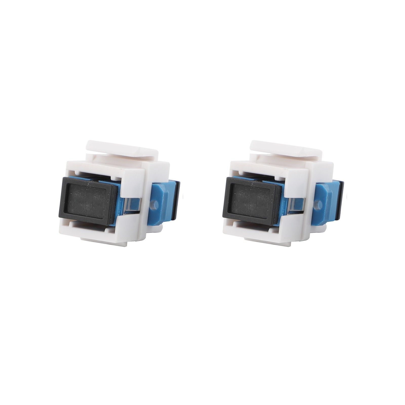 2/5/10Pack LC/SC-UPC LC/SC-APC Keystone Jack Fiber Optical Insert Coupler